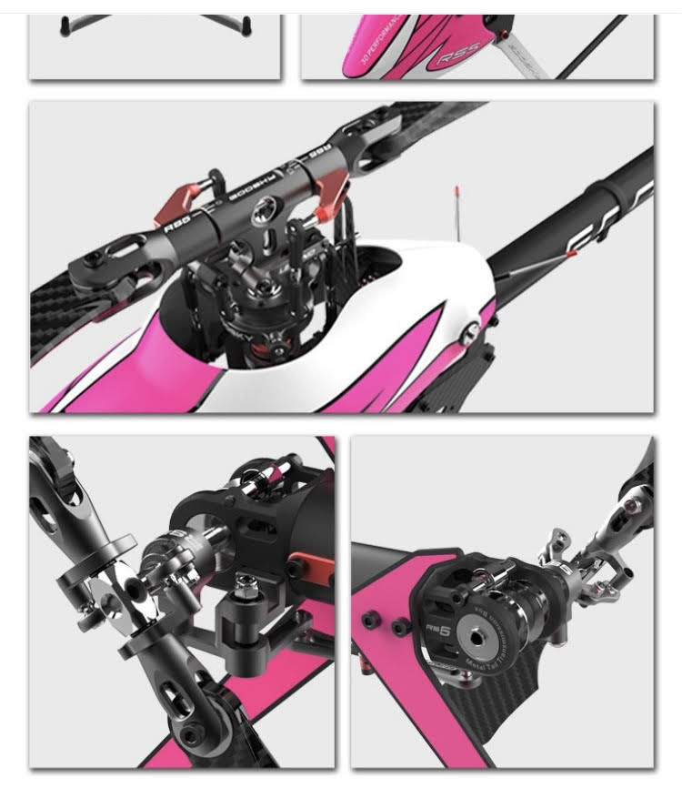 GOOSKY RS5キット オレンジバージョン 純正メインとテールブレード付